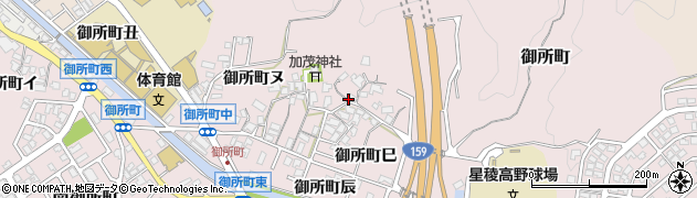 石川県金沢市御所町（リ）周辺の地図