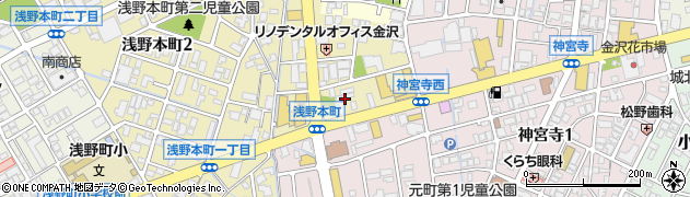石川県金沢市浅野本町（ロ）周辺の地図