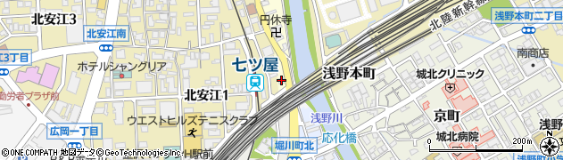 石川県金沢市七ツ屋町（ヌ）周辺の地図