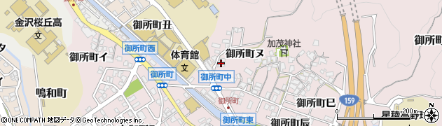 石川県金沢市御所町ヌ34周辺の地図