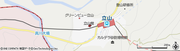 富山県立山センター周辺の地図