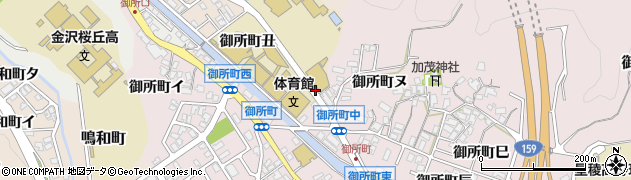 石川県金沢市小坂町周辺の地図