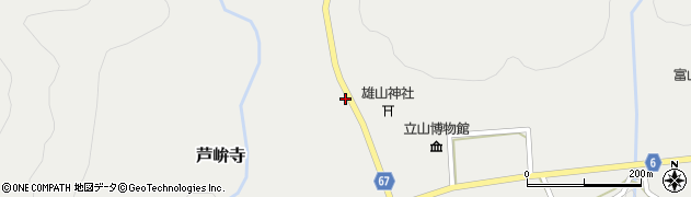 富山県中新川郡立山町芦峅寺8周辺の地図