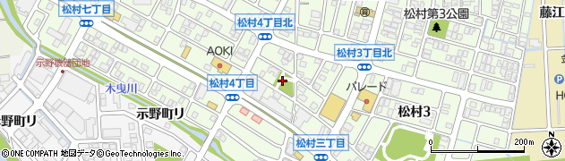 松村五反田公園周辺の地図