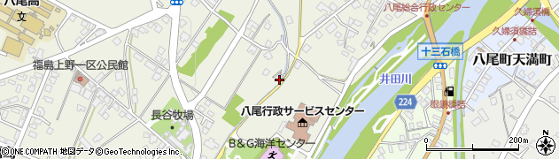 富山県富山市八尾町福島667周辺の地図