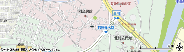長野県長野市篠ノ井西寺尾2358周辺の地図