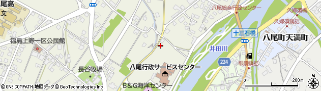 富山県富山市八尾町福島442周辺の地図