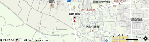 長野県長野市篠ノ井東福寺上庭周辺の地図