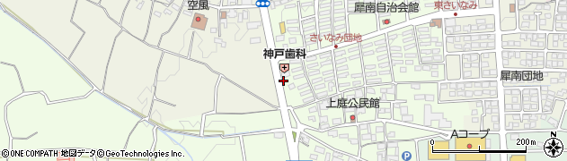 長野県長野市篠ノ井東福寺（上庭）周辺の地図