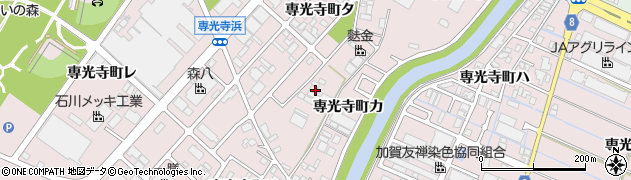 石川県金沢市専光寺町カ周辺の地図