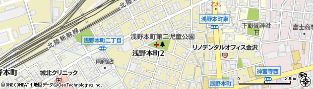 浅野本町第2児童公園周辺の地図