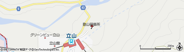 富山県中新川郡立山町芦峅寺6周辺の地図