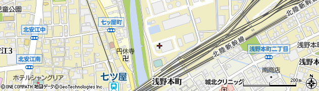 石川県金沢市浅野本町ホ周辺の地図