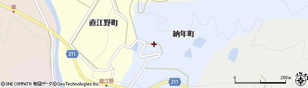 石川県金沢市納年町（ロ）周辺の地図