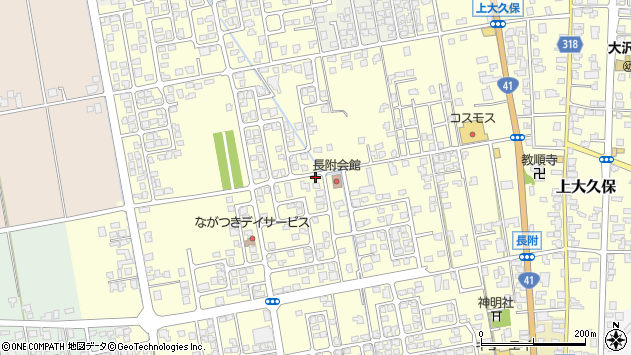 〒939-2255 富山県富山市長附の地図