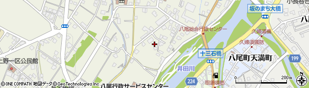 富山県富山市八尾町福島194周辺の地図