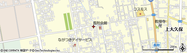 富山県富山市長附周辺の地図