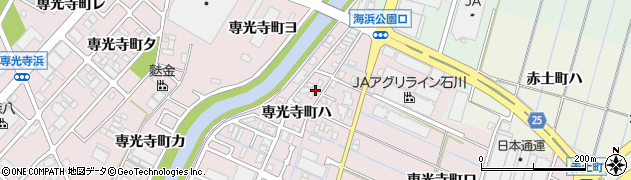 石川県金沢市専光寺町ハ周辺の地図