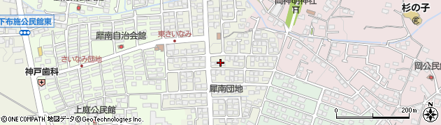長野県長野市東犀南周辺の地図