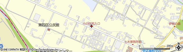 小川住宅入口周辺の地図