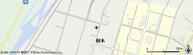 富山県南砺市桐木69周辺の地図