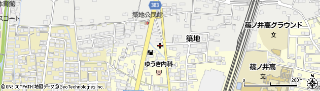 長野県長野市篠ノ井岡田196周辺の地図