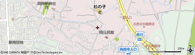 長野県長野市篠ノ井西寺尾2832周辺の地図