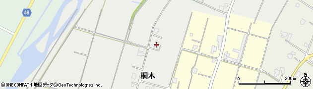 富山県南砺市桐木55周辺の地図