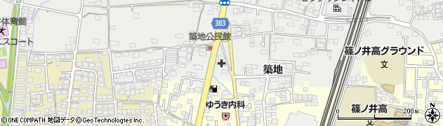 長野県長野市篠ノ井岡田197周辺の地図