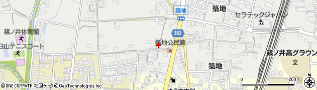 長野県長野市篠ノ井岡田161周辺の地図