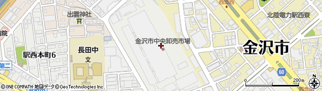 丸果石川中央青果株式会社　野菜第二部周辺の地図