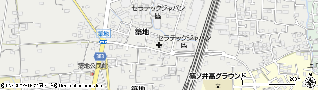 長野県長野市篠ノ井岡田235周辺の地図