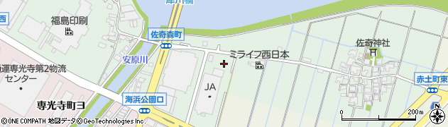 石川県金沢市佐奇森町（イ）周辺の地図