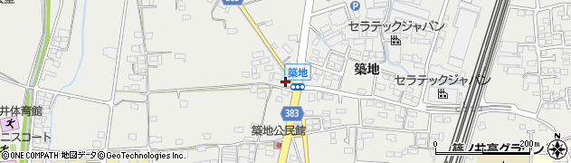 長野県長野市篠ノ井岡田154周辺の地図