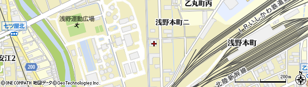 石川県金沢市浅野本町（ニ）周辺の地図