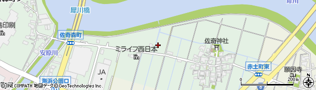 石川県金沢市佐奇森町（ロ）周辺の地図