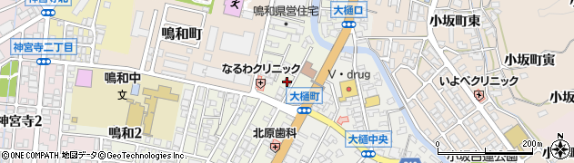 金沢鳴和町郵便局周辺の地図
