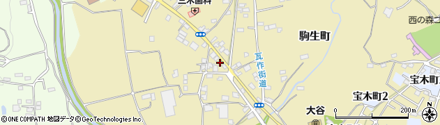 西駒生公民館周辺の地図