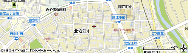 金沢市建築組合周辺の地図