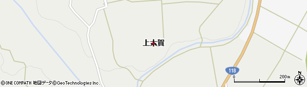 茨城県常陸大宮市上大賀周辺の地図
