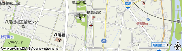 富山県富山市八尾町福島605周辺の地図