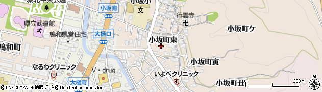 石川県金沢市小坂町東25周辺の地図