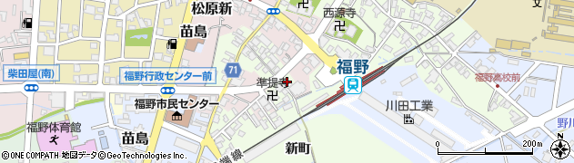 砺波信用金庫福野駅前支店周辺の地図