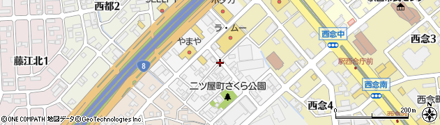 石川県金沢市二ツ屋町周辺の地図