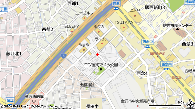 〒920-0065 石川県金沢市二ツ屋町の地図