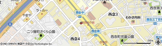 音楽有線放送ＵＳＥＮ受付センター金沢支店周辺の地図