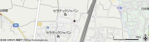 長野県長野市篠ノ井岡田462周辺の地図