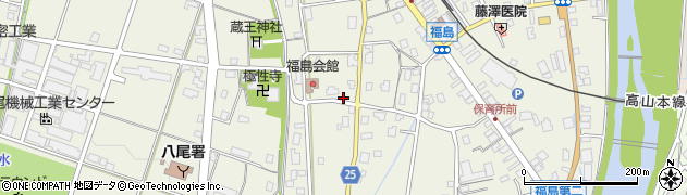 富山県富山市八尾町福島245周辺の地図