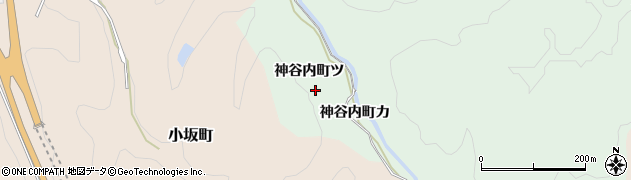 石川県金沢市神谷内町（ツ）周辺の地図