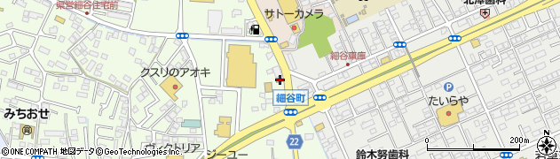 宇都宮細谷町郵便局周辺の地図
